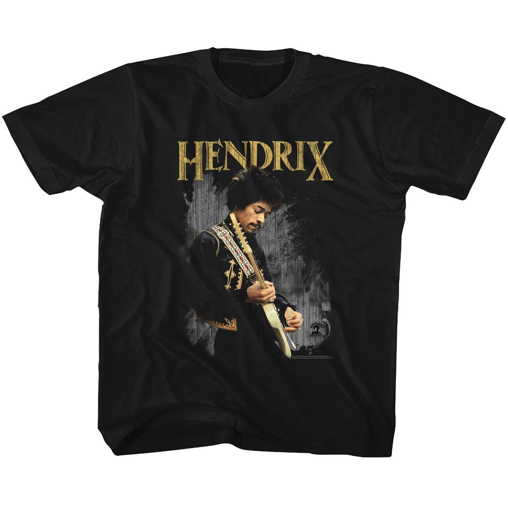 Jimi Hendrix Playing Guitar Youth/Toddler T-Shirt