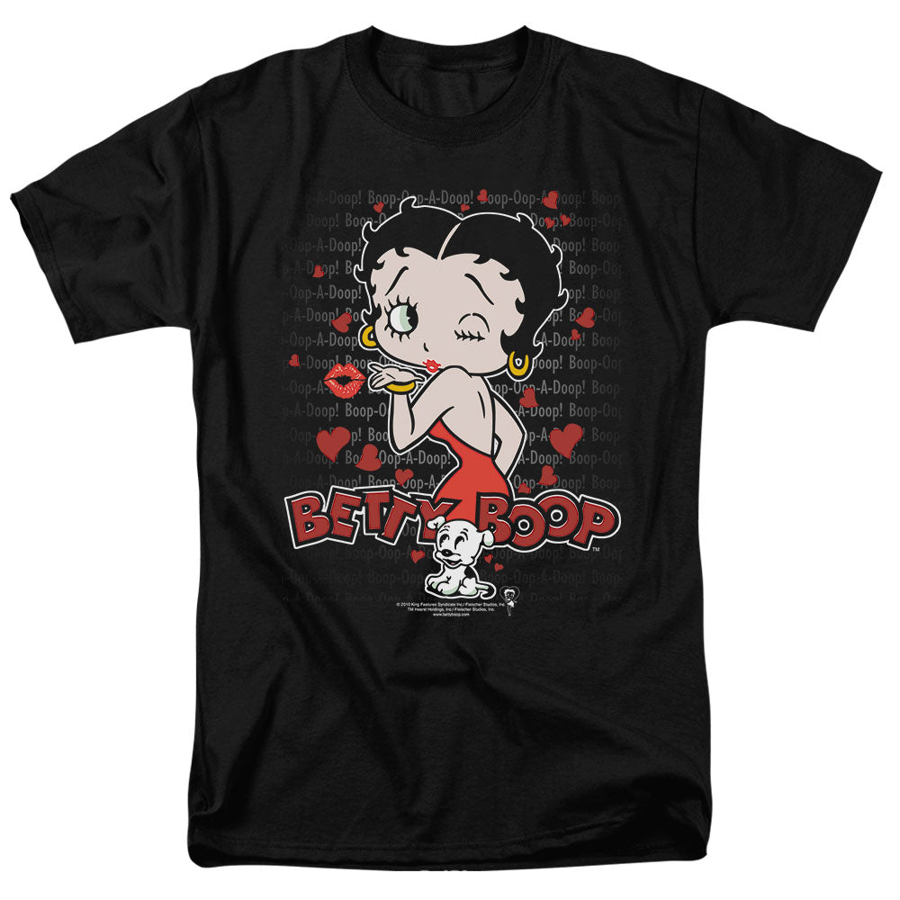 Betty Boop Classic Kiss Boop Oop A Doop Red T-Shirt