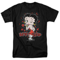 Betty Boop Classic Kiss Boop Oop A Doop Charcoal T-Shirt
