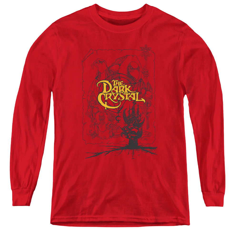 The Dark Crystal Poster Lines Youth Long Sleeve T-Shirt