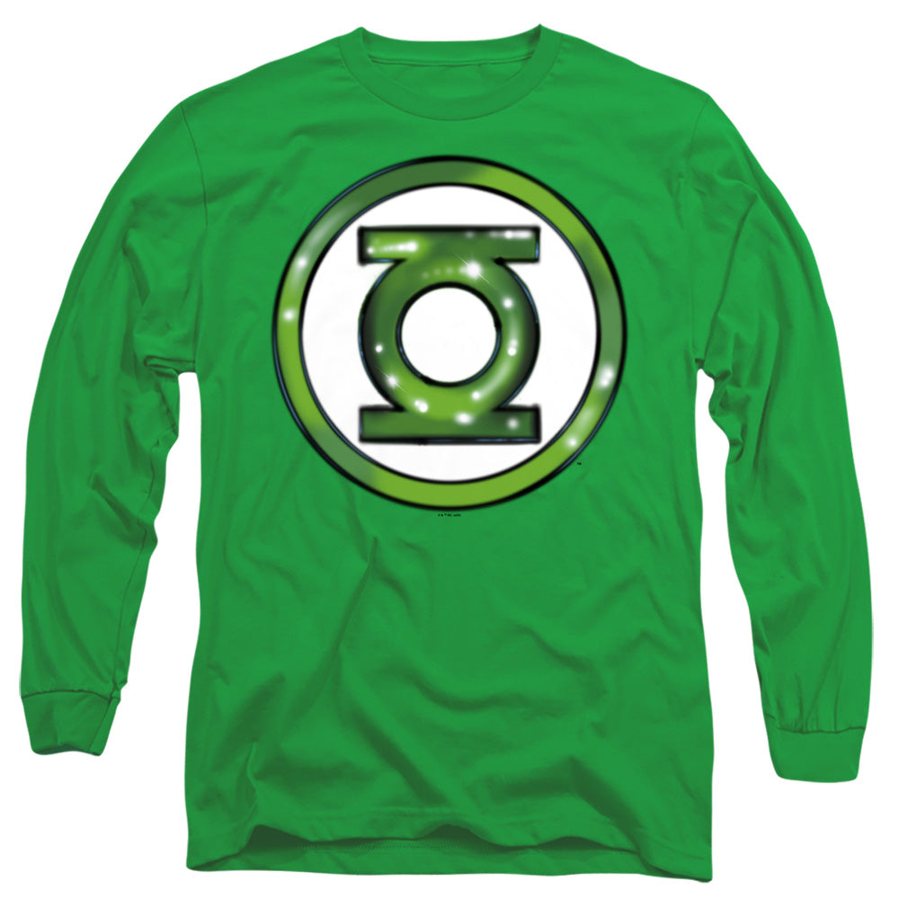 DC Comics Green Lantern Airbrush Logo Long Sleeve T-Shirt