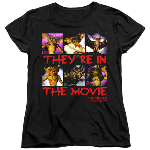 Gremlins In The Movie Womens T-Shirt