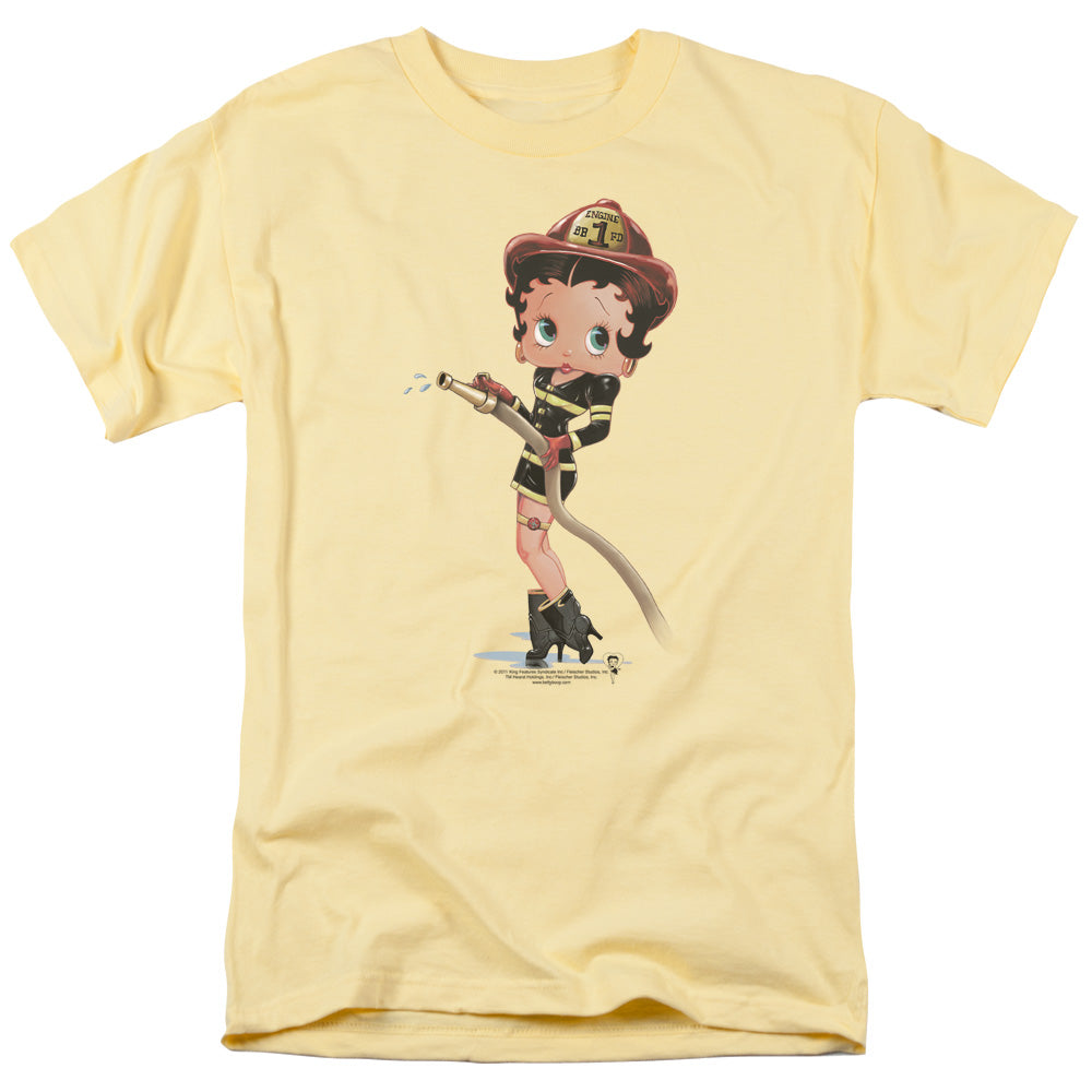 Betty Boop Firefighter T-Shirt