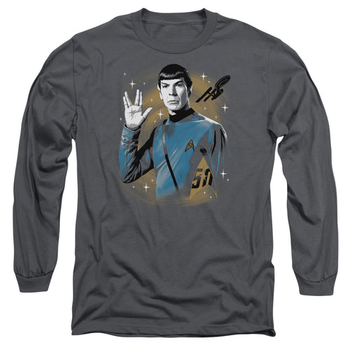 Star Trek Spock Live Long 50th Long Sleeve T-Shirt