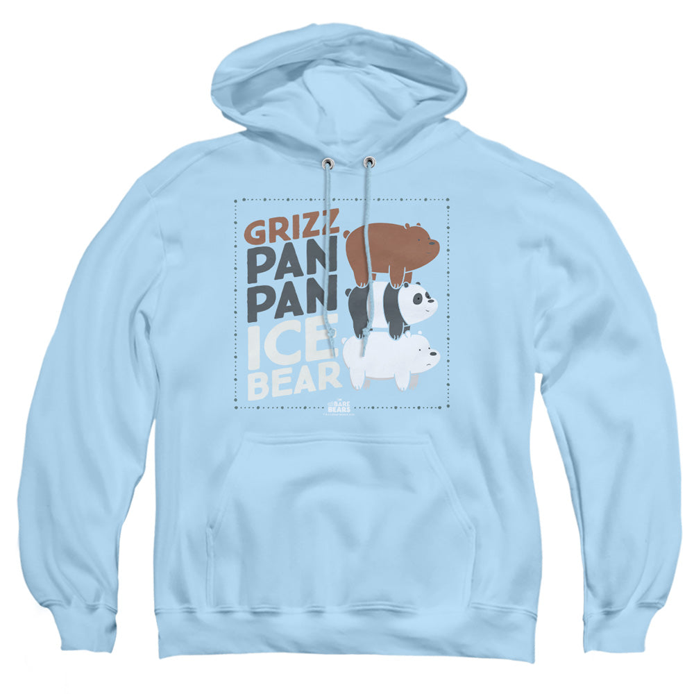 We Bare Bears Grizz Pan Pan Ice Bear Pullover Hoodie