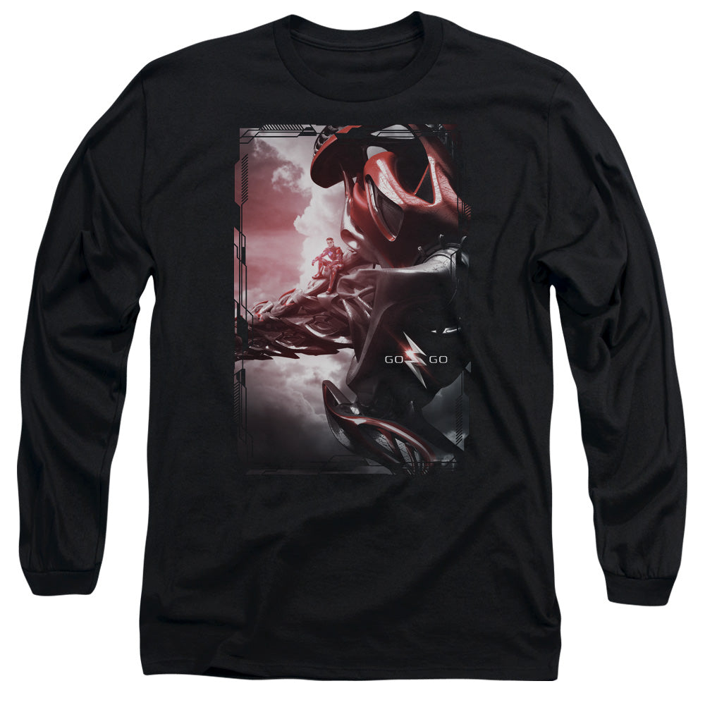 Mighty Morphin Power Rangers: The Movie Red Zord Poster Long Sleeve T-Shirt