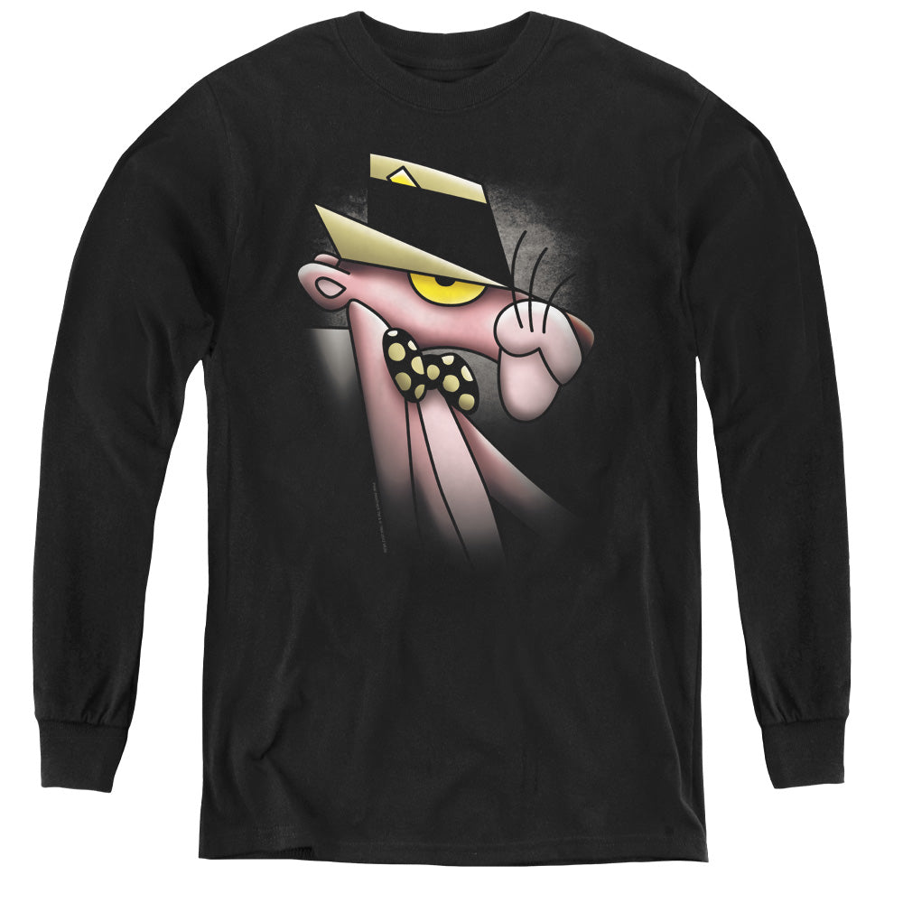 Pink Panther Smooth Panther Youth Long Sleeve T-Shirt