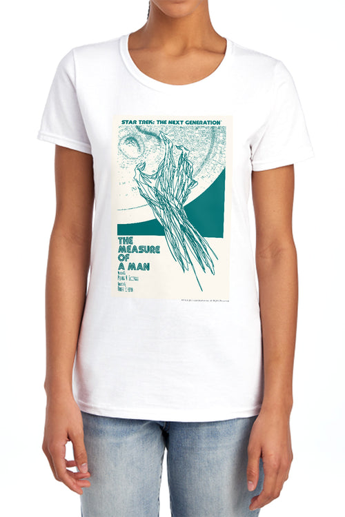 Star Trek The Measure of a Man Womens T-Shirt