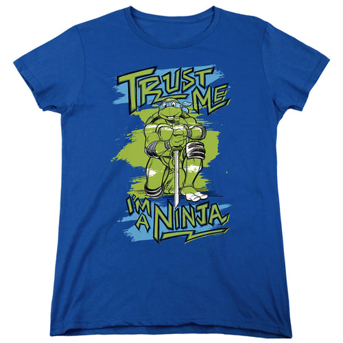 Teenage Mutant Ninja Turtles Trust Me I'm a Ninja Leonardo Womens T-Shirt
