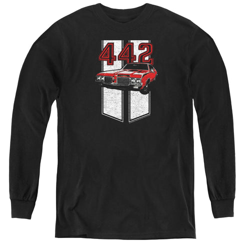 Oldsmobile 442 Youth Long Sleeve T-Shirt