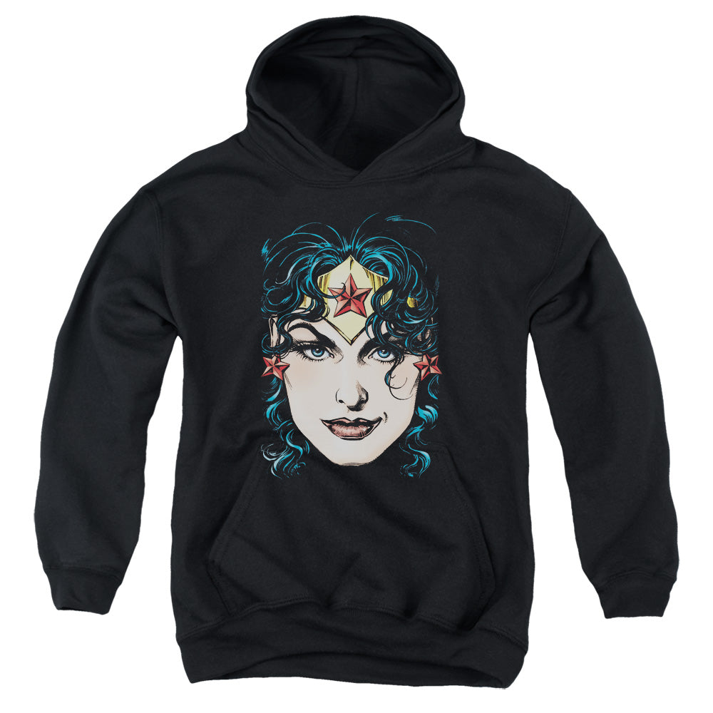 Justice League Wonder Woman Head Youth Hoodie
