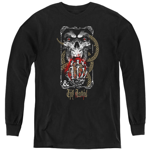 Dungeons & Dragons Lich for Chaos Youth Long Sleeve T-Shirt