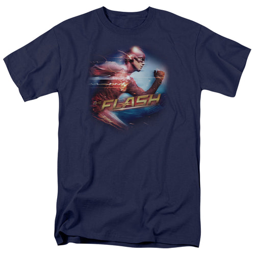 The Flash Fastest Man Navy T-Shirt