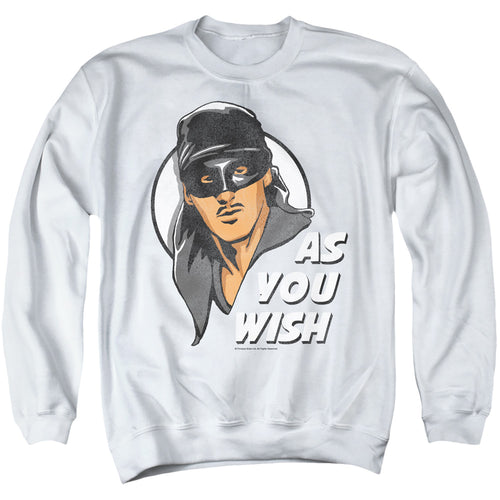 The Princess Bride As You Wish White Crewneck Sweatshirt