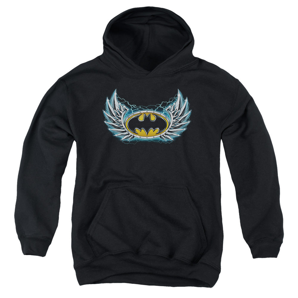Batman Steel Wings Logo Youth Hoodie