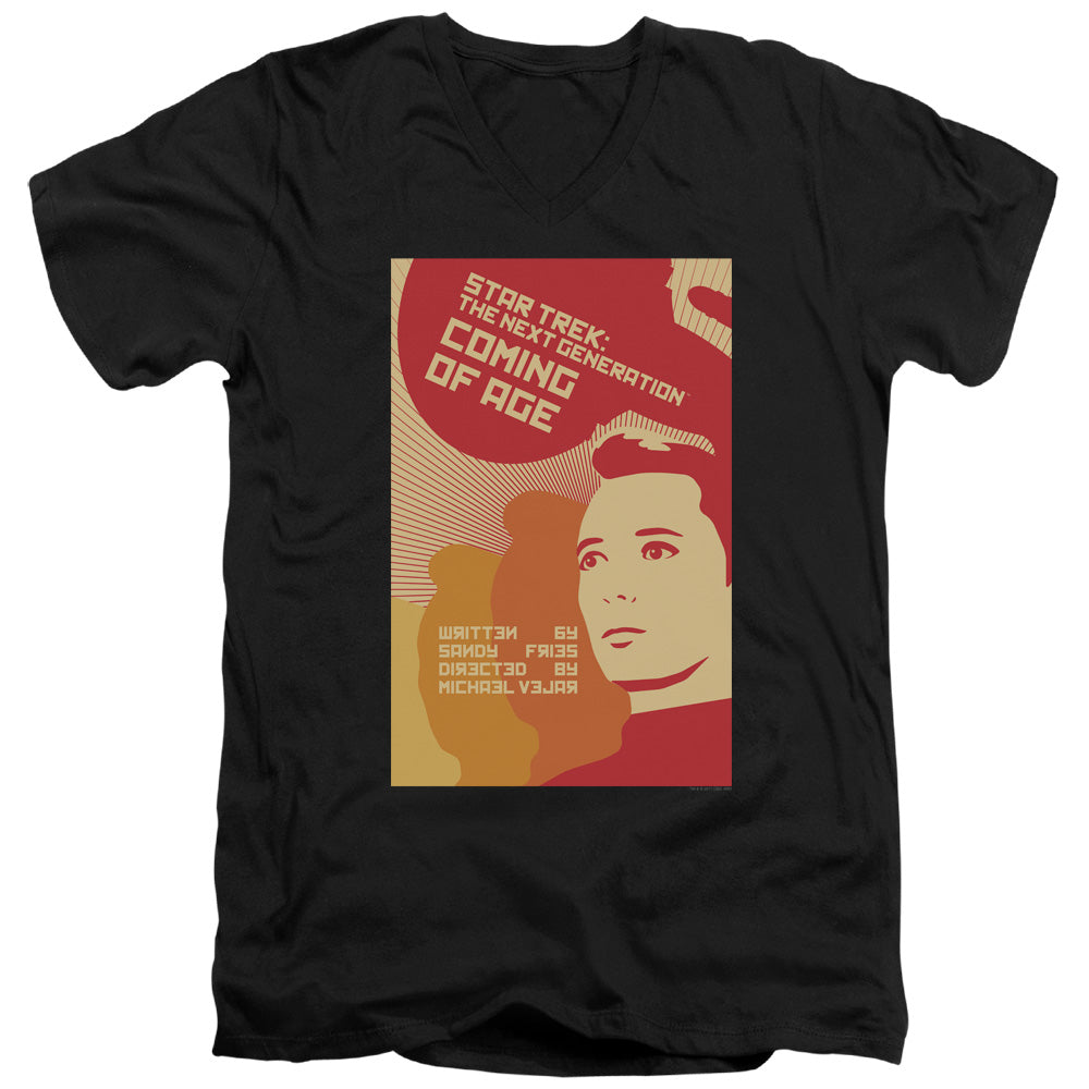 Star Trek Coming of Age Black V-Neck T-Shirt