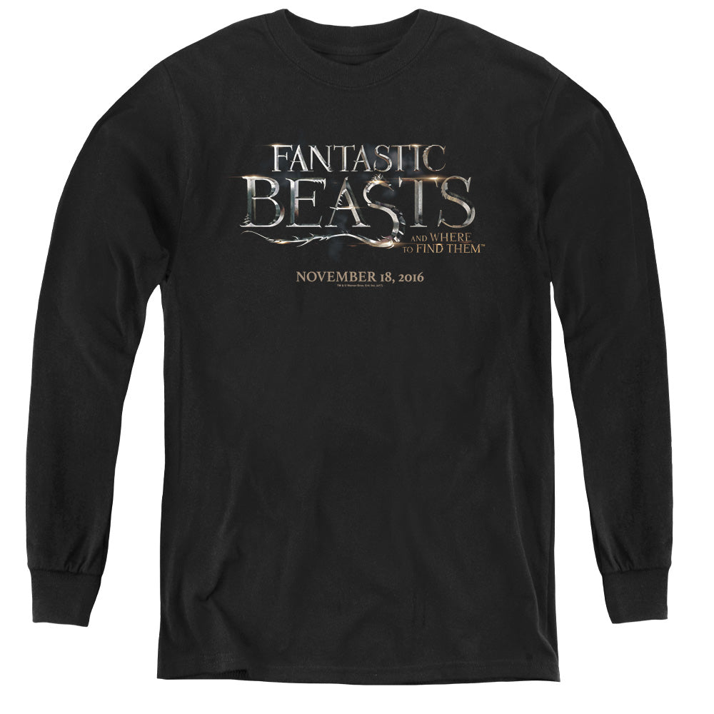 Fantastic Beasts Logo Youth Long Sleeve T-Shirt