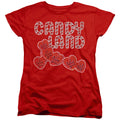 Candy Land I Love You Hearts Womens T-Shirt