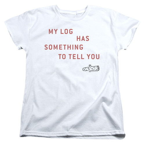 Twin Peaks My Log Has Something to Tell You Womens T-Shirt