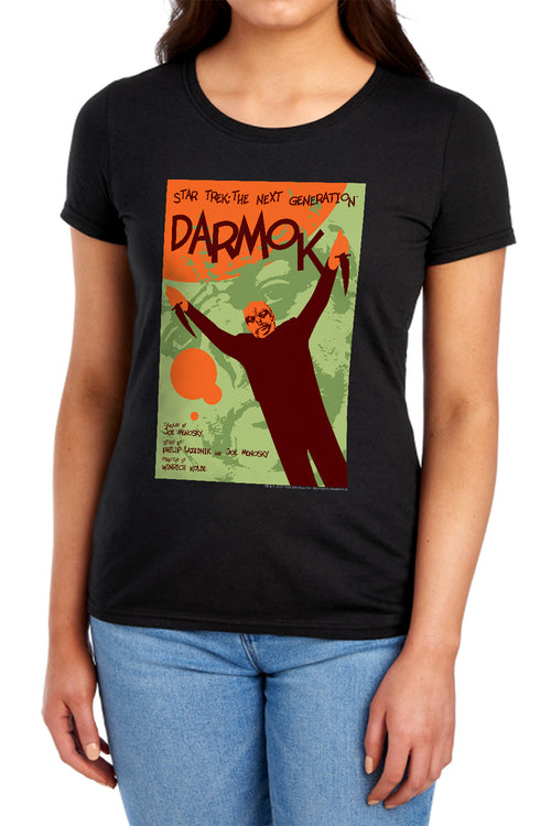 Star Trek Darmok Black Womens T-Shirt