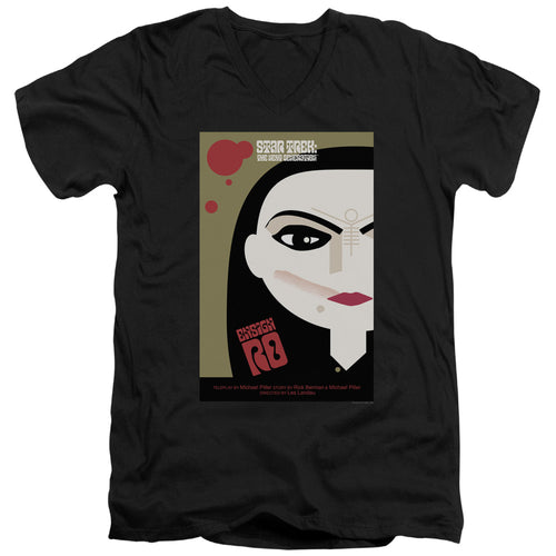Star Trek Ensign Ro Black V-Neck T-Shirt
