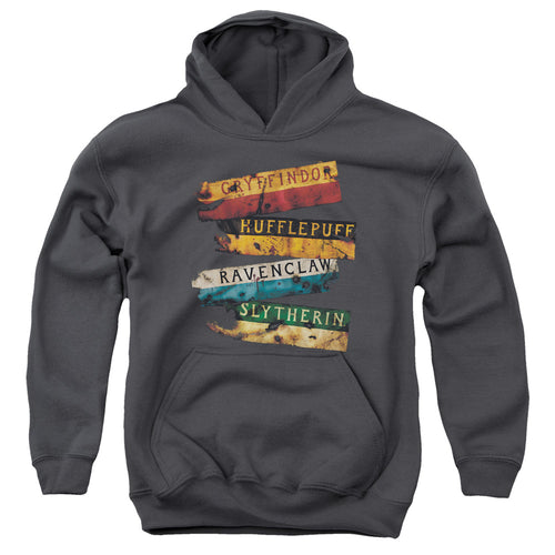 Harry Potter Burnt Banners Youth Hoodie