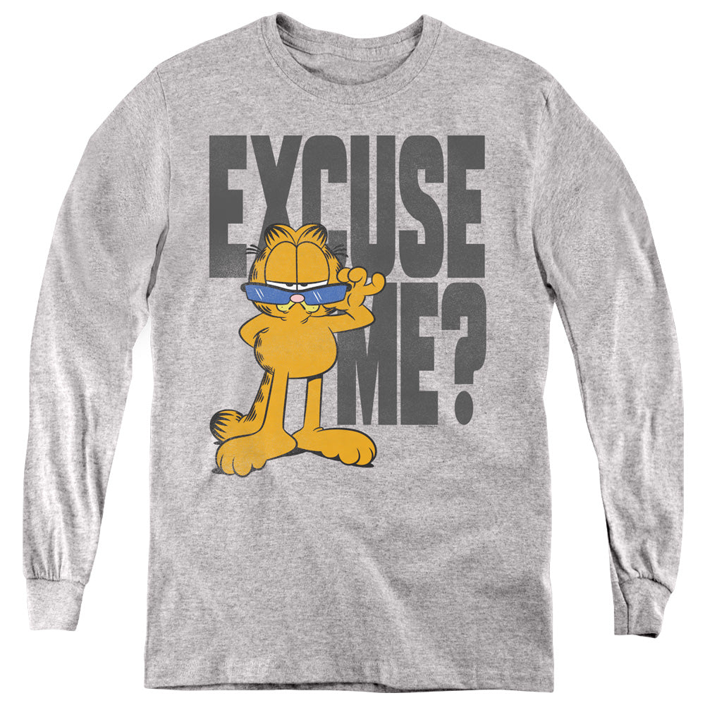 Garfield Excuse Me? Youth Long Sleeve T-Shirt