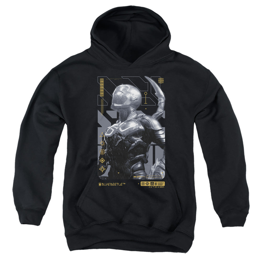 Blue Beetle Beetle Heads Up Youth Hoodie