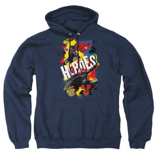 Batman v Superman Double Hero Pullover Hoodie