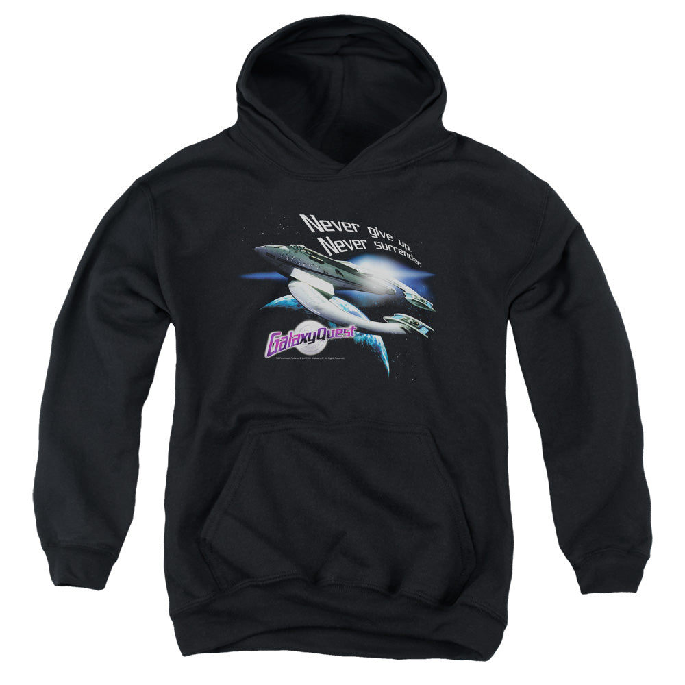 Galaxy Quest Never Surrender Youth Hoodie