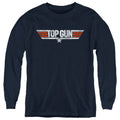 Top Gun Distressed Logo Youth Long Sleeve T-Shirt