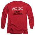 AC/DC High Voltage Stencil Long Sleeve T-Shirt
