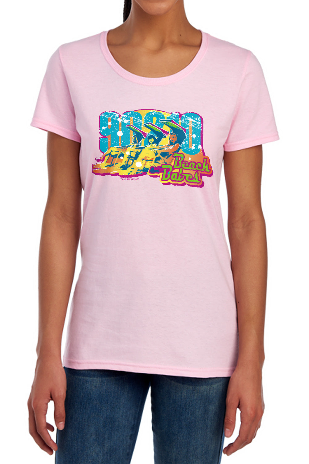 Beverly Hills 90210 Beach Babes Womens T-Shirt