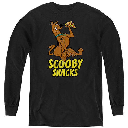 Scooby-Doo Scooby Snacks Pizza! Youth Long Sleeve T-Shirt