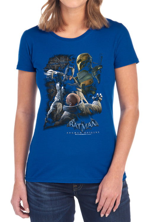 Batman Punch Womens T-Shirt