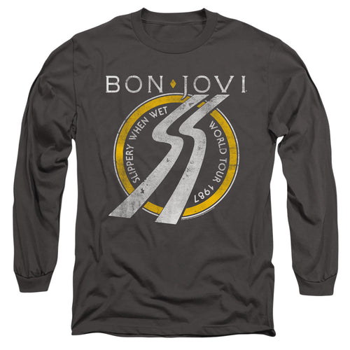 Bon Jovi Slippery When Wet World Tour Long Sleeve T-Shirt