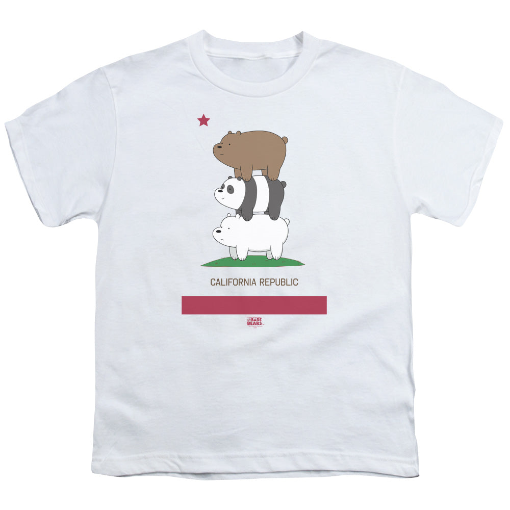 We Bare Bears California Republic Bear Stack Youth/Toddler T-Shirt