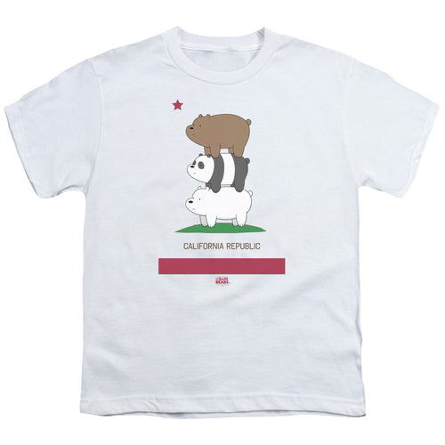 We Bare Bears California Republic Bear Stack Youth/Toddler T-Shirt