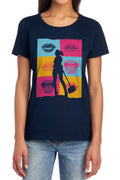 Birds of Prey Lips Womens T-Shirt