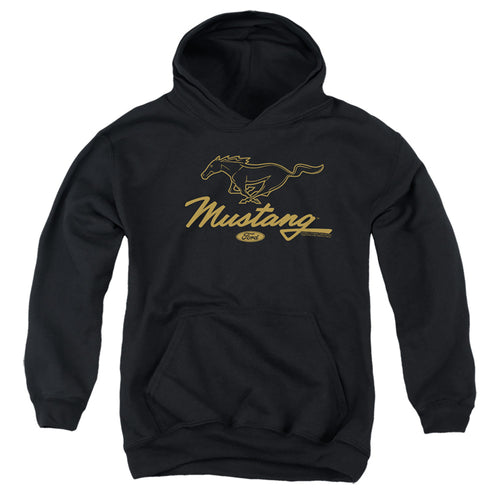 Ford Pony Script Youth Hoodie