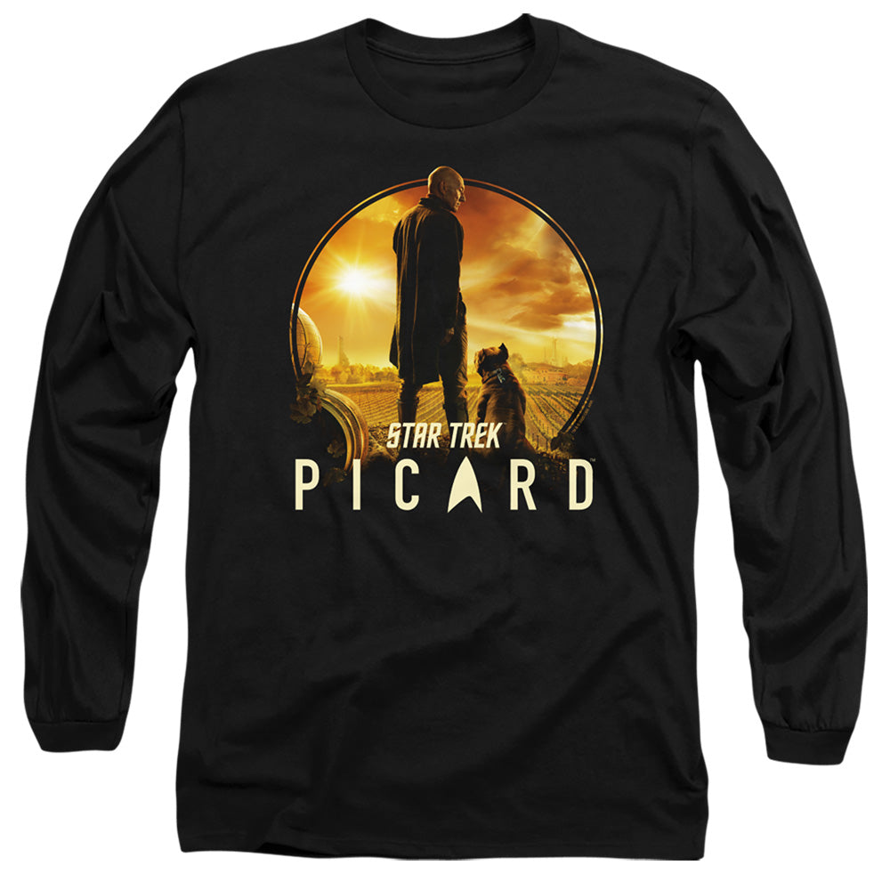 Star Trek Picard and His Dog Long Sleeve T-Shirt