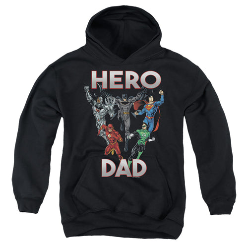 Justice League Hero Dad Youth Hoodie