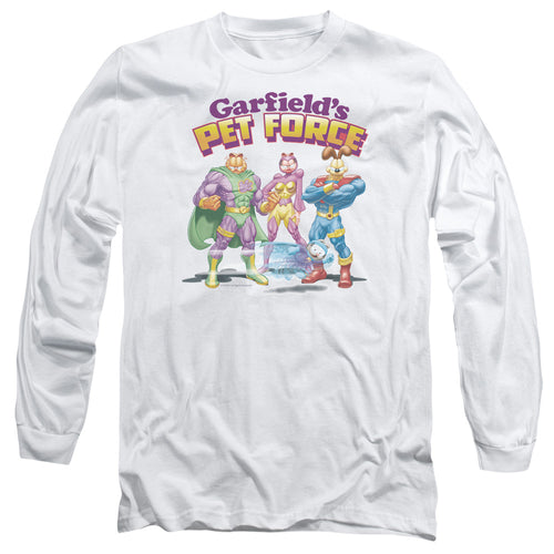 Garfield Heroes Await Long Sleeve T-Shirt