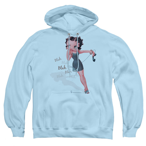 Betty Boop Blah Blah Blah Pullover Hoodie