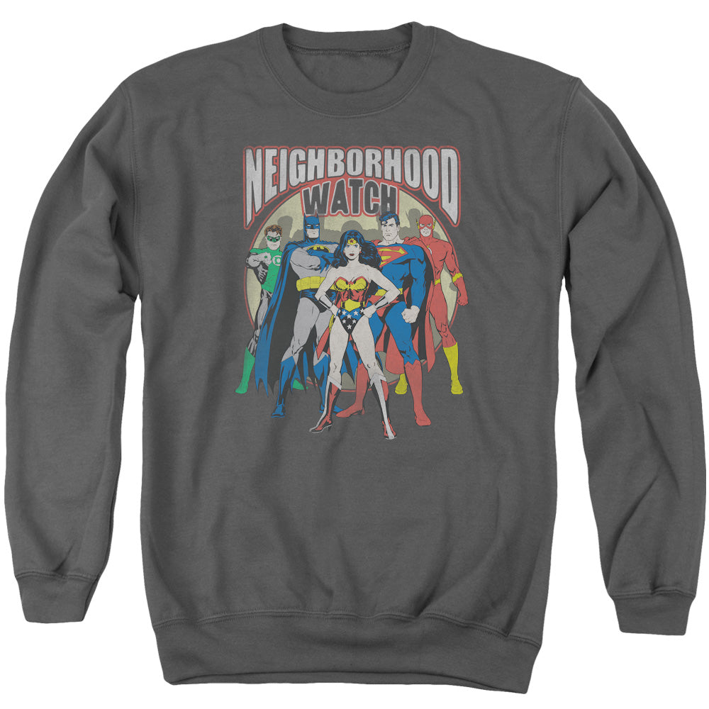 Justice League Neighborhood Watch Crewneck Sweatshirt
