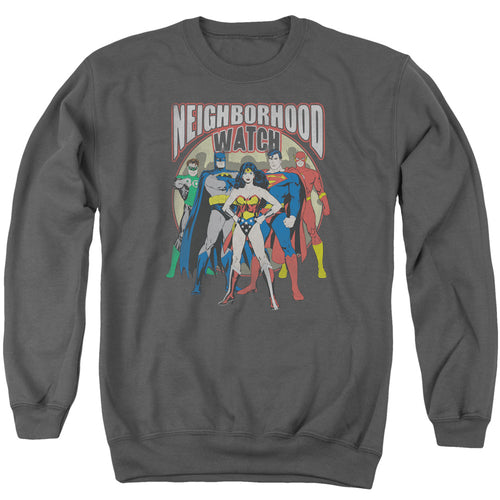 Justice League Neighborhood Watch Crewneck Sweatshirt