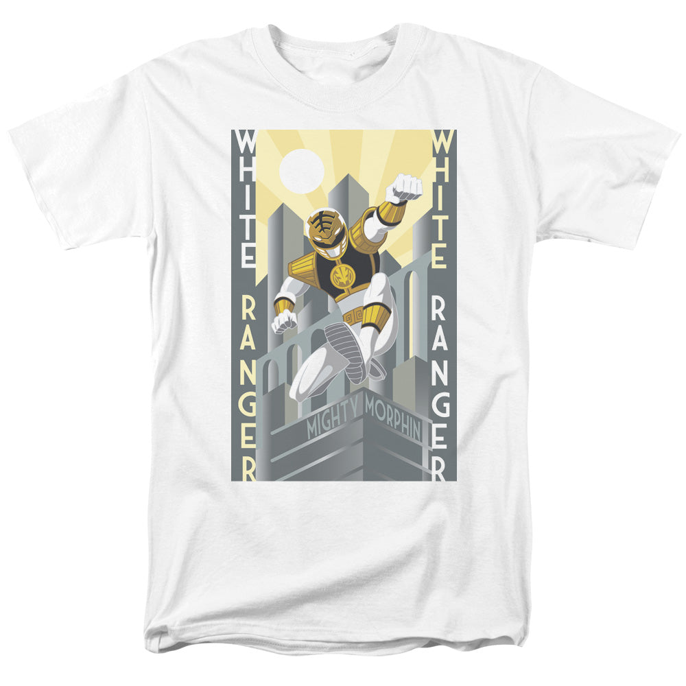 Mighty Morphin Power Rangers White Ranger Deco T-Shirt