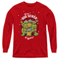 Teenage Mutant Ninja Turtles Merry Christmas From Our Sewer Youth Long Sleeve T-Shirt
