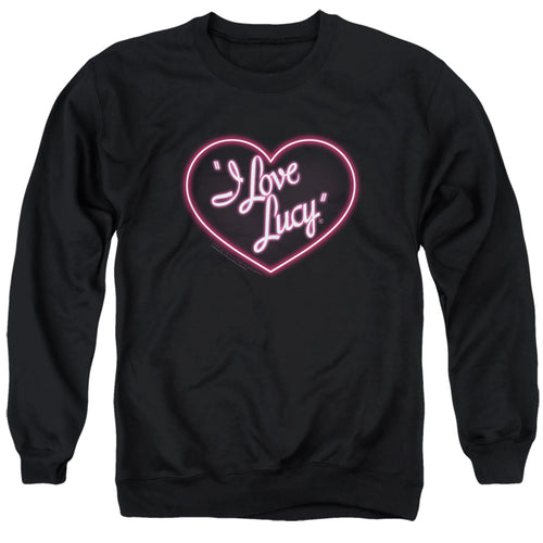 I Love Lucy Neon Logo Crewneck Sweatshirt