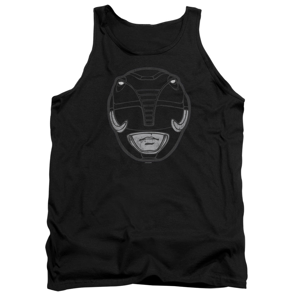Mighty Morphin Power Rangers Black Ranger Mask Tank Top